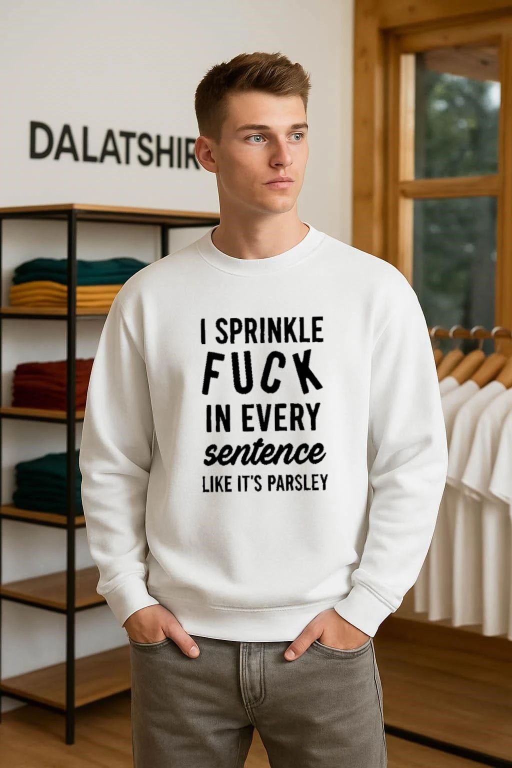 I Sprinkle Fuck In Every Sentence Like It’s Parsley shirt