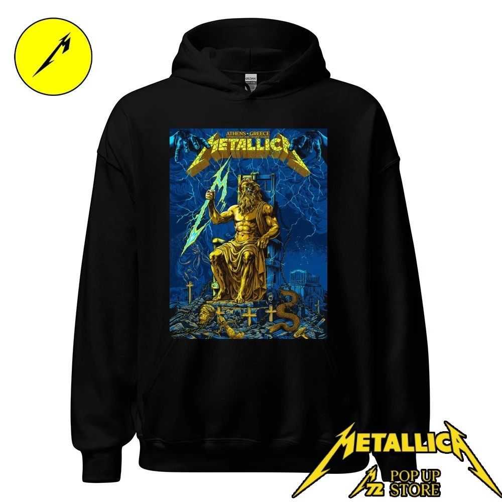 Metallica M72 Athens Greece Olympic Stadium May 9, 2026 Zeus Art Poster Shirt