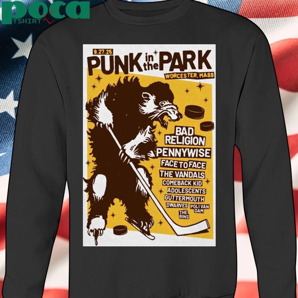 Punk In The Park The Palladium-MA in Worcester Show Sep 27 2025 Poster T-shirt