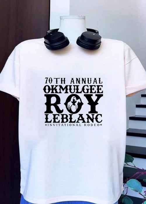 70th Annual Okmulgee Roy Leblanc Invitational Rodeo shirt