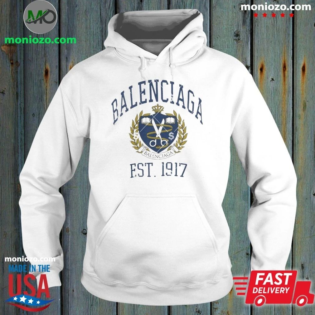 Balenciaga EST 1917 Logo Shirt