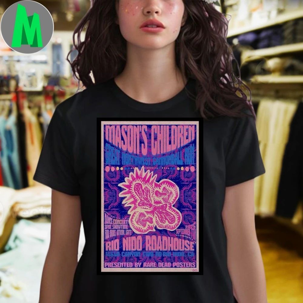Heart of Gold Band Tour Rio Nido Roadhouse 2025 Poster Shirt