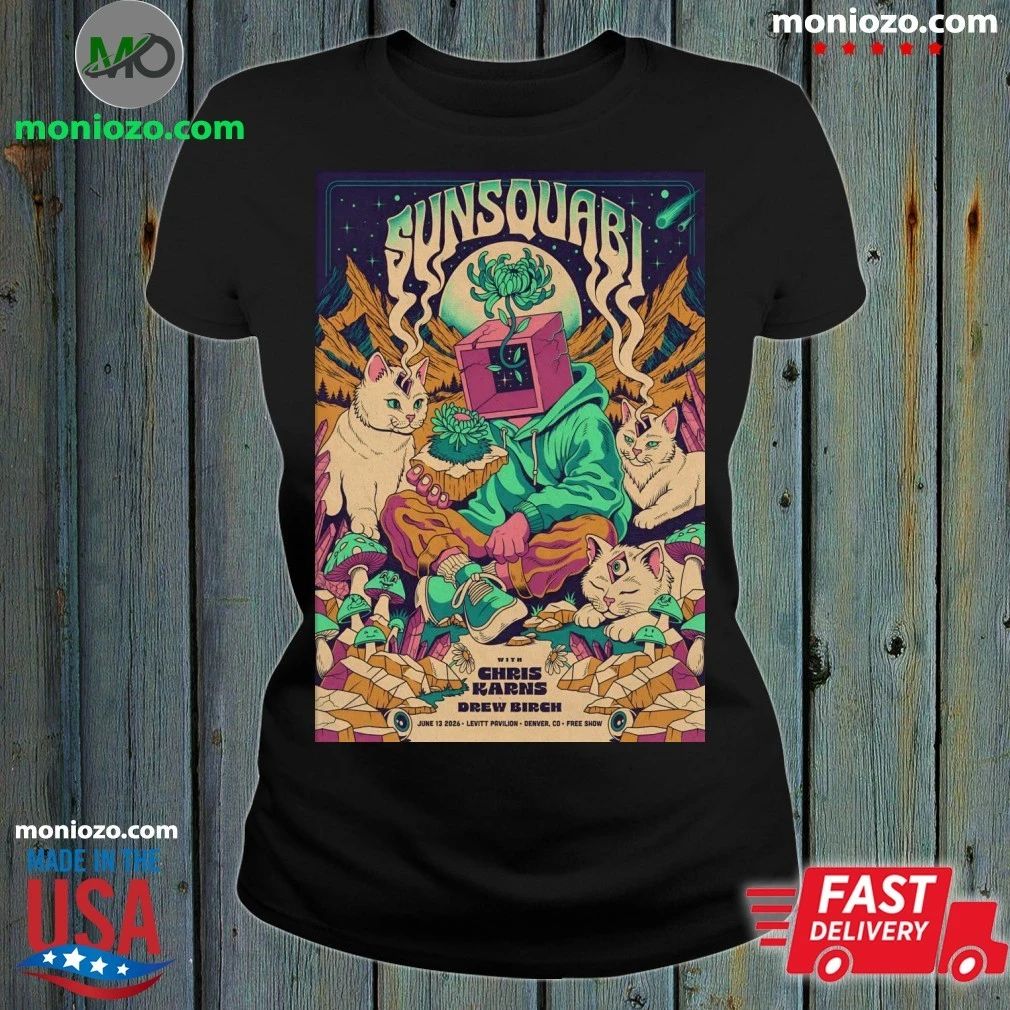 Sunsquabi Denver CO On June 13 2026 Poster Shirt