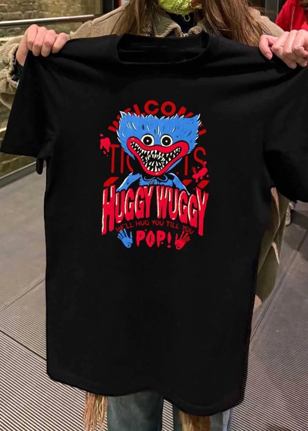Poppy Playtime Huggy Wuggy I’ll Hug You Till You Pop! Scary Monster 2026 Trending Horror Game Shirt