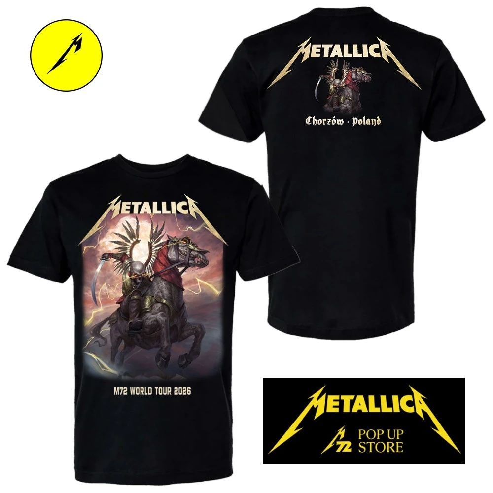 Koszulka Metallica Chorzów Husaria 2026 Edycja Limitowana – Sklep Pop-Up
