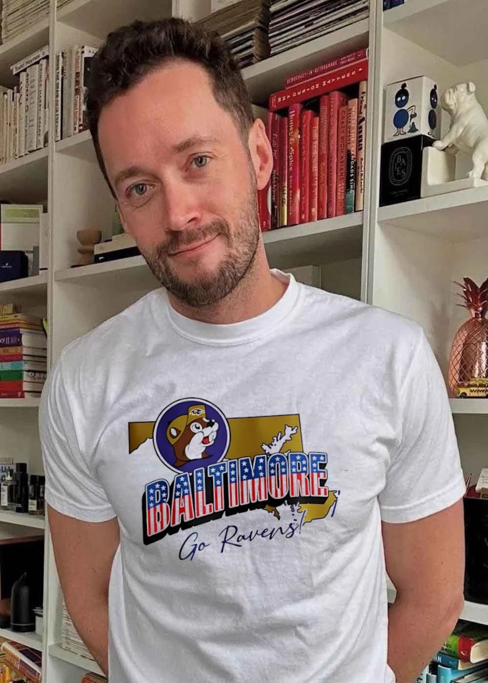 Baltimore Ravens x Buc-ee’s Patriotic map shirt