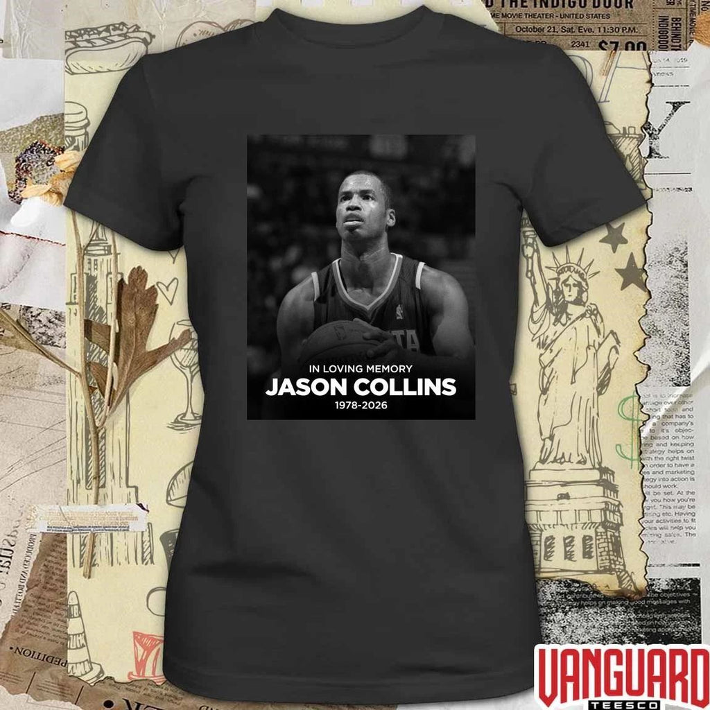 In Loving Memory Jason Collins 1978 – 2026 Atlanta Hawks Poster t-shirt