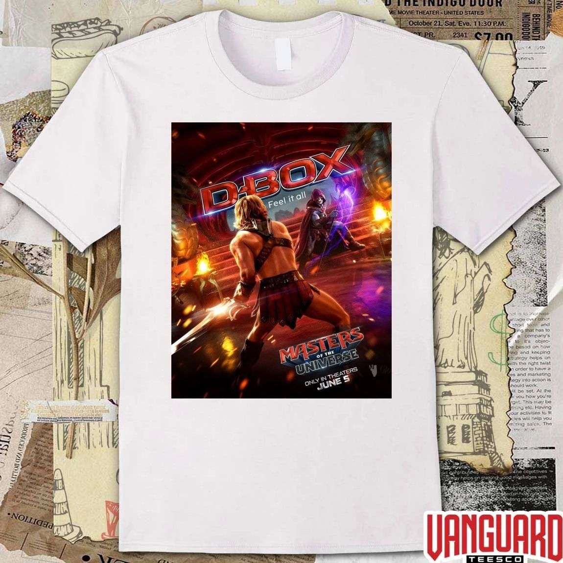 Masters of the Universe D-BOX Movie Poster Only In Theaters June 5 2026 t-shirt
