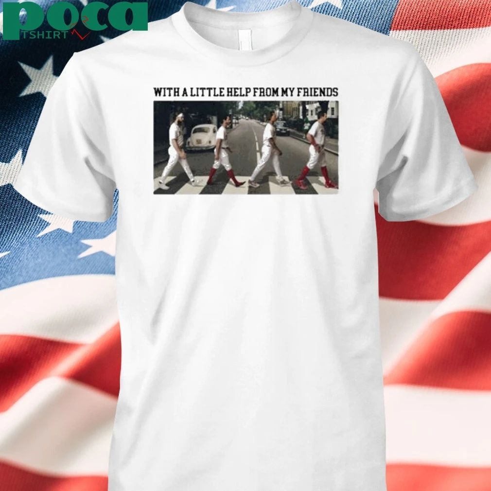With A Little Help From My Friends Philadelphia Phillies Shirt
