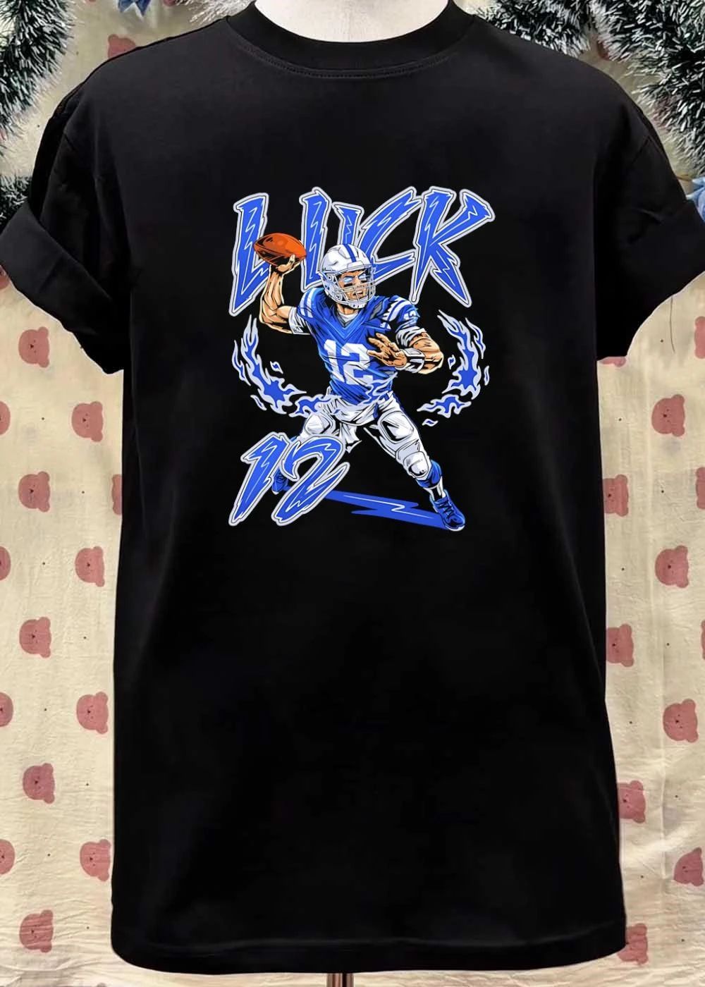 Luck 12 football quarterback player shirt