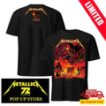 Metallica Italy Tour 2026 Double Sided Shirt Bologna