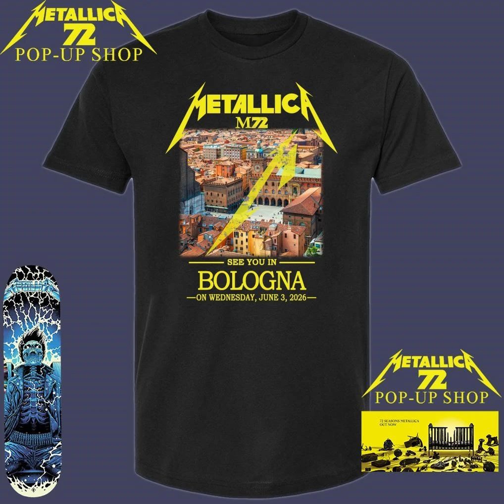 Metallica M72 See You In Bologna June 3, 2026 T-Shirt
