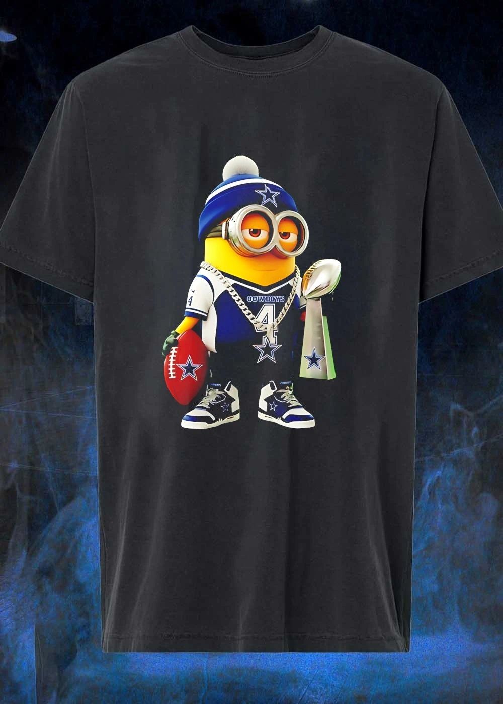 Dallas Cowboys Minion Holding Lombardi Trophy 4 Shirt