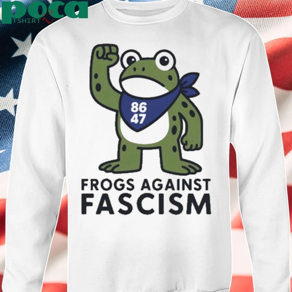 Portland Frog 2025 Frogs Against Fascism 8647 T-shirt