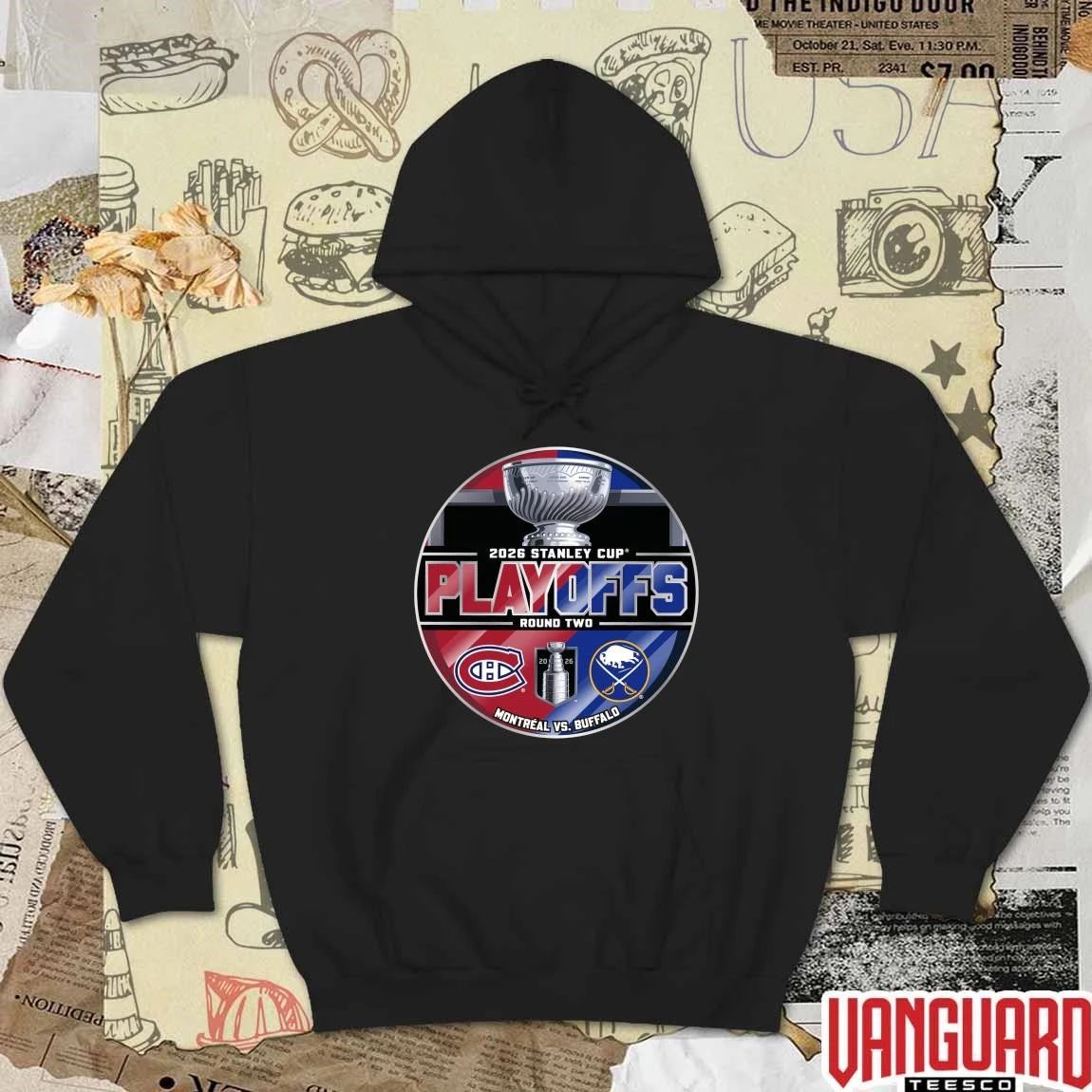 Buffalo Sabres vs. Montreal Canadiens Inglasco 2026 Stanley Cup Playoffs Second Round Dueling Match-Up t-shirt