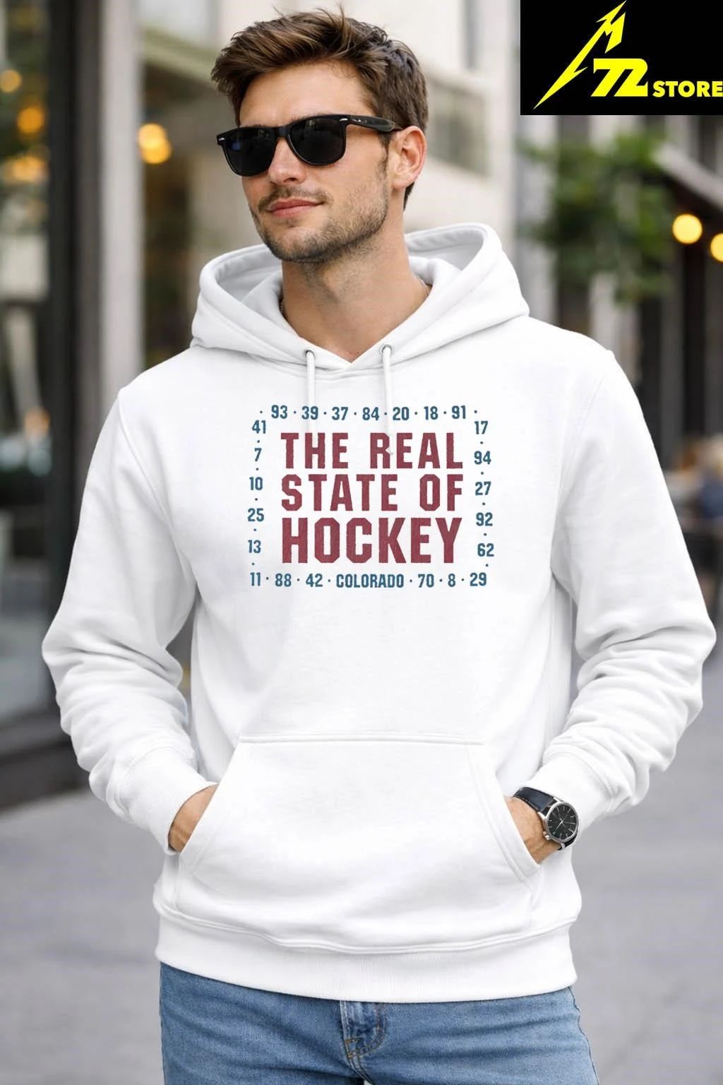 Colorado The Real State of Hockey Shirt