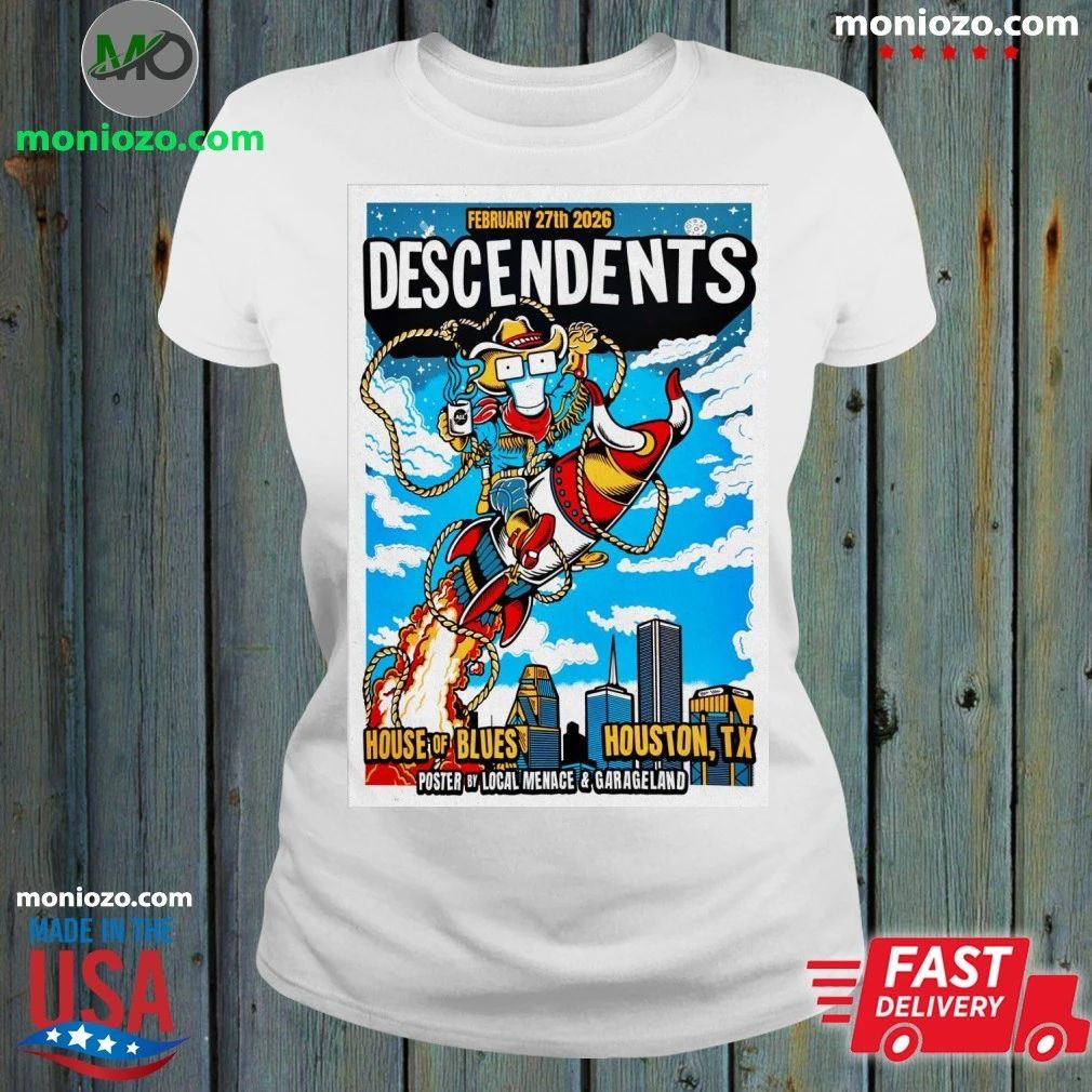 Descendents Houston TX 2 27 2026 Poster Shirt
