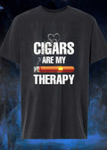 Cigar Lover Gift Therapy Smoking Cigar T-Shirt