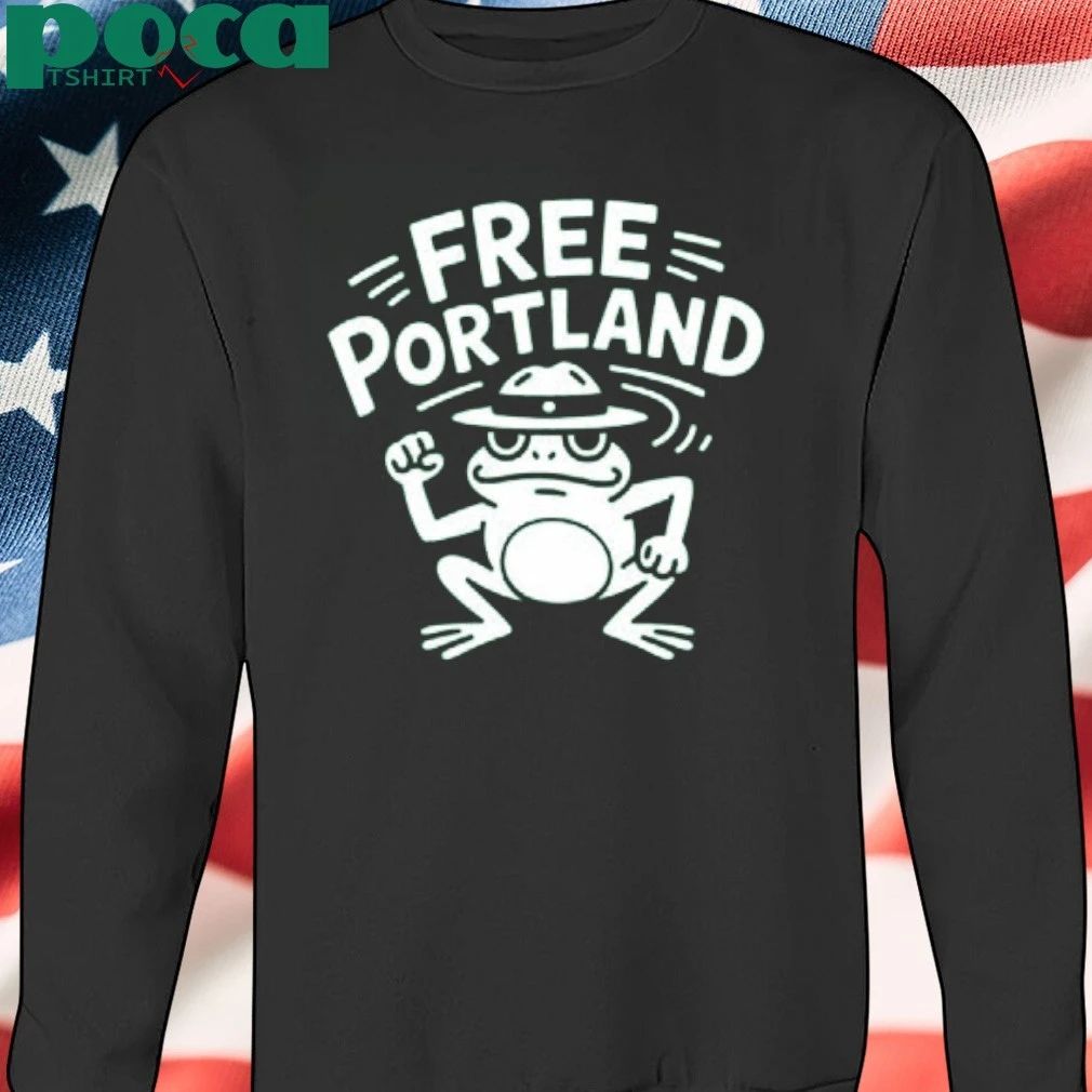 Portland Frog Against Resist Free Portland T-shirt