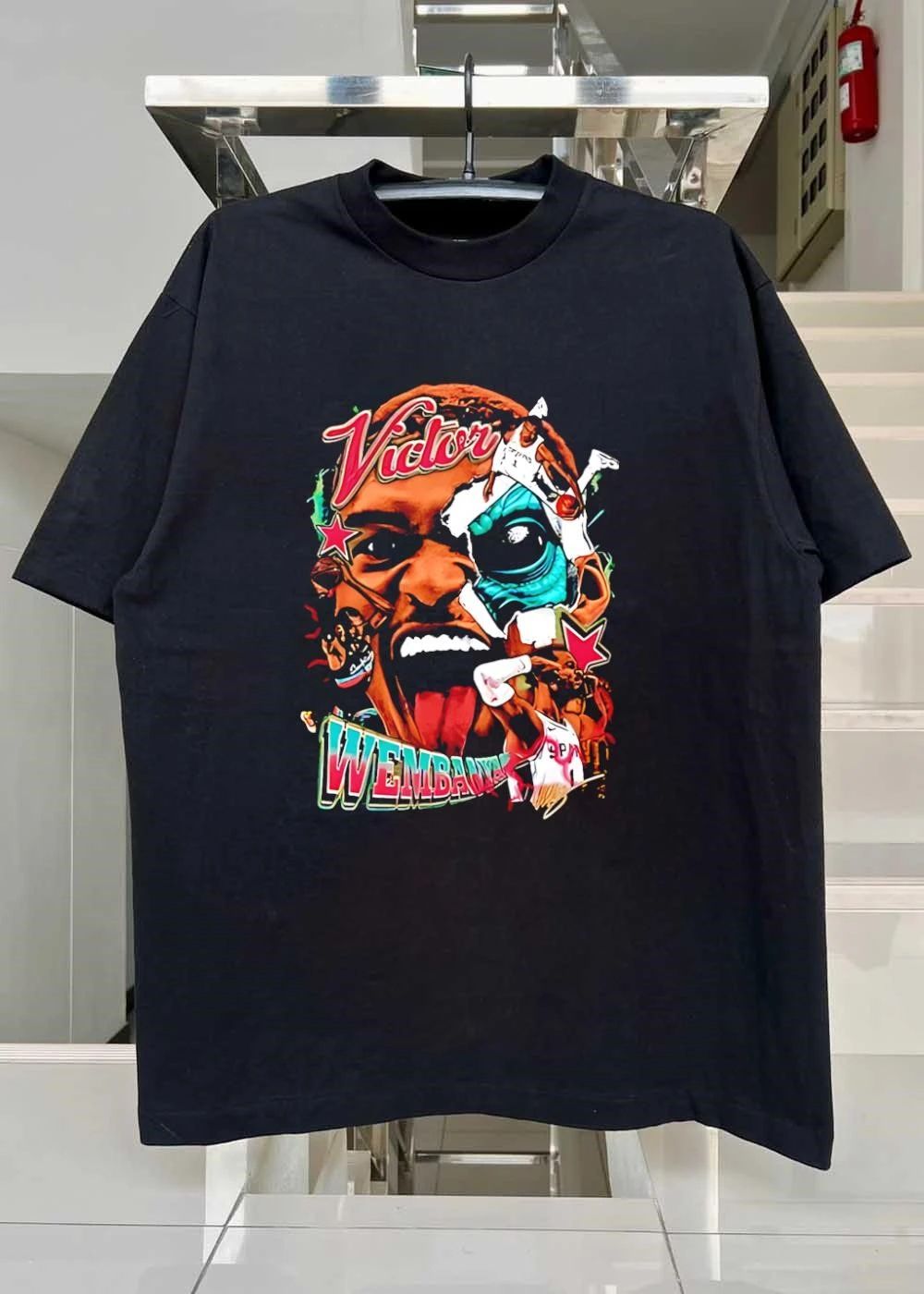 Spurs Victor Wembanyama Basketball Player Graphic T-Shirt