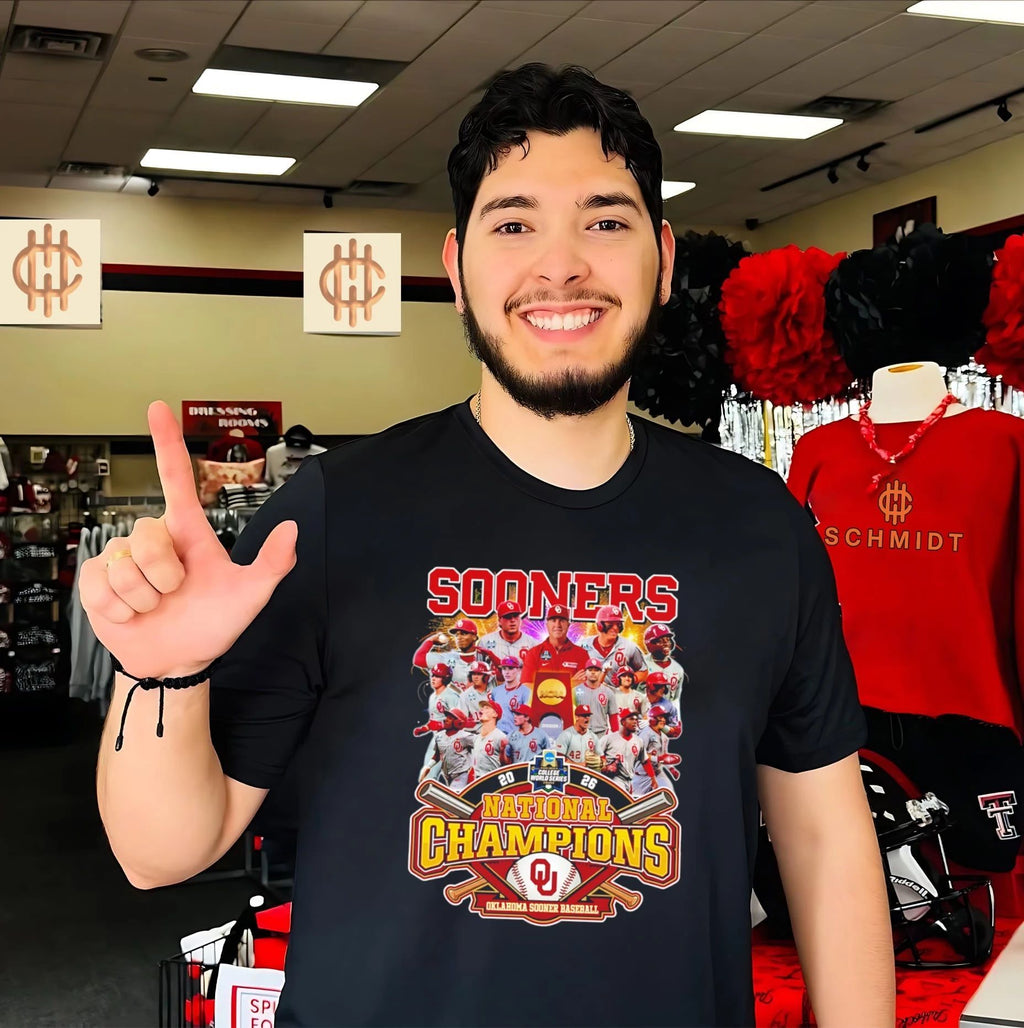Oklahoma Sooners 2026 MCWS National Champions shirt