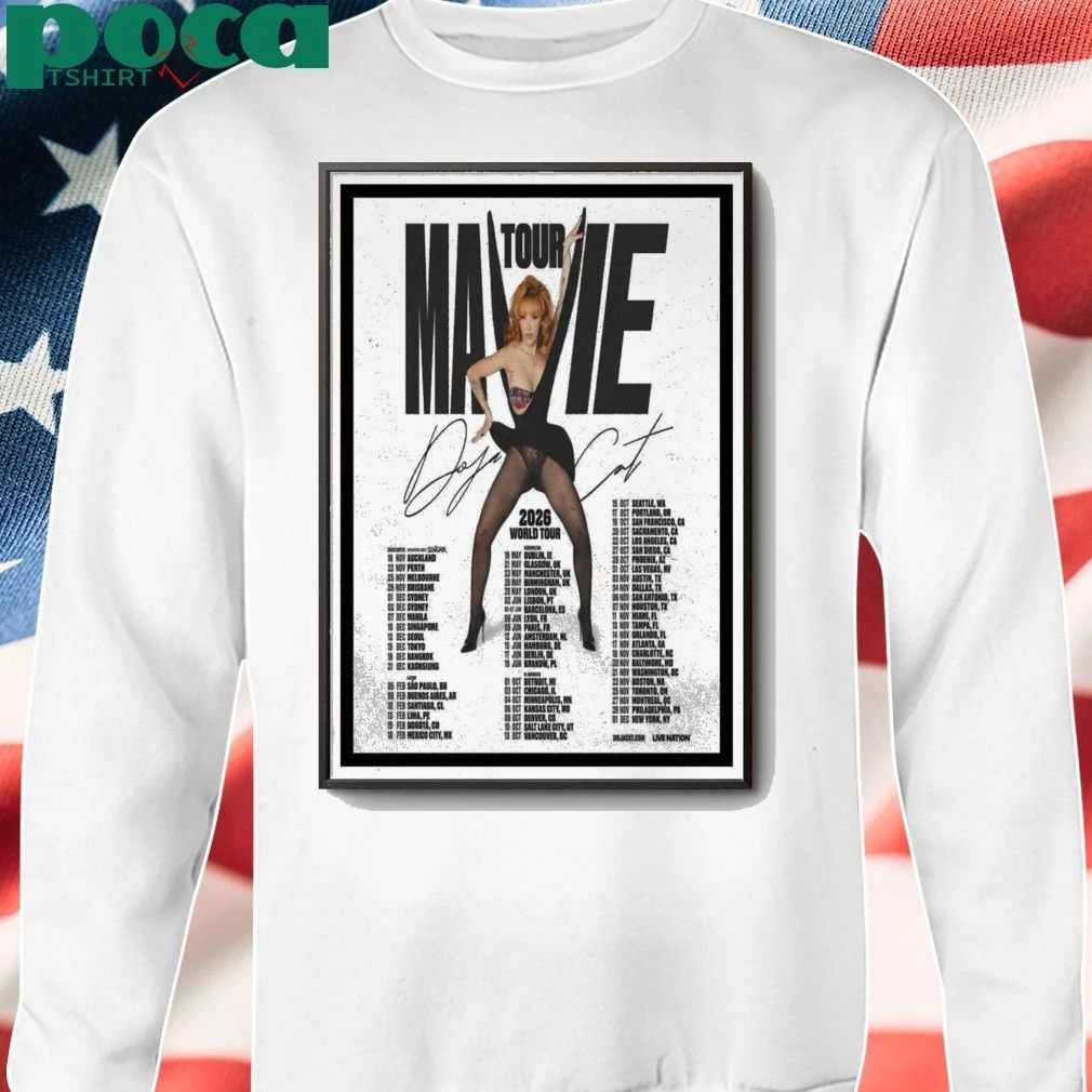 Mavie World Tour 2026 Poster shirt