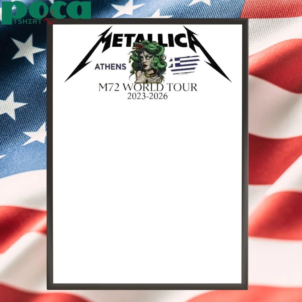Metallica Athens M72 World Tour 2026 Shirt