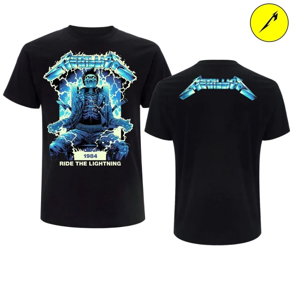 Metallica Pop-up Store M72 World Tour 2026 Ride The Lightning By Luke Preece T-Shirt – Limited Edition