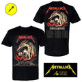Metallica M72 Chorzów 2026 Pop Up Shop Poster In Chorzów Poland At Stadion Slaski On May 19 2026 Smok Wawelski (Wawel Dragon) Two Sided Shirt