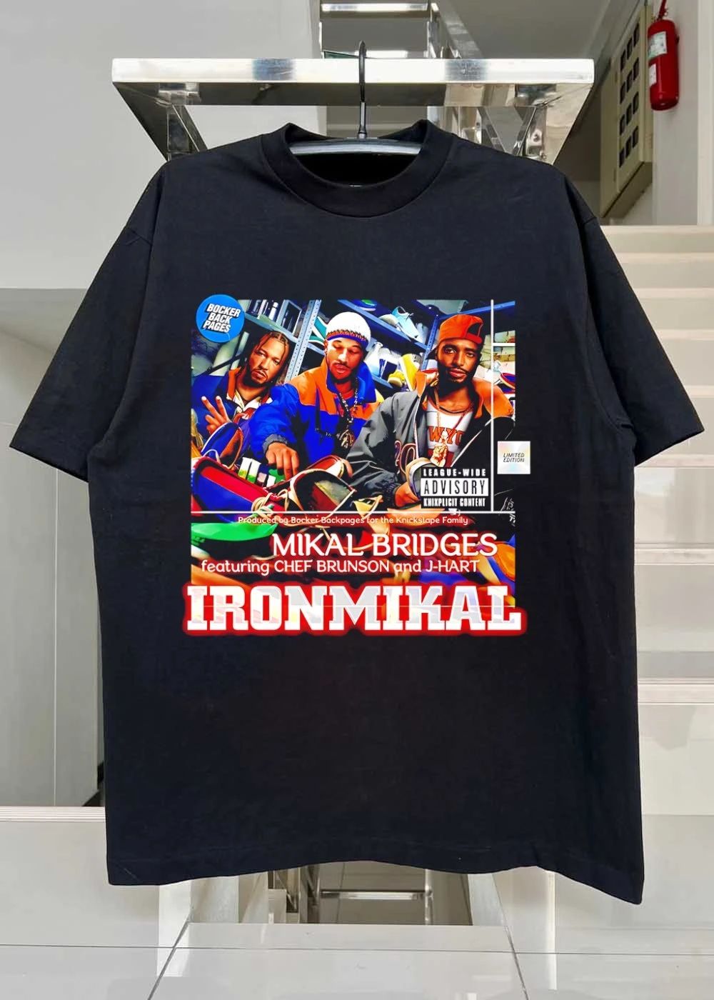 Ironmikal Mikal Bridges Featuring Chef Brunson and J-Hart T-Shirt