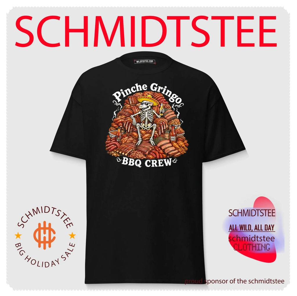 Pinche Gringo BBQ Crew graphic shirt
