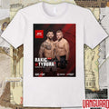 UFC Fight Night Rakic Vs Tybura Heavyweight Bout August 1 2026 Poster t-shirt