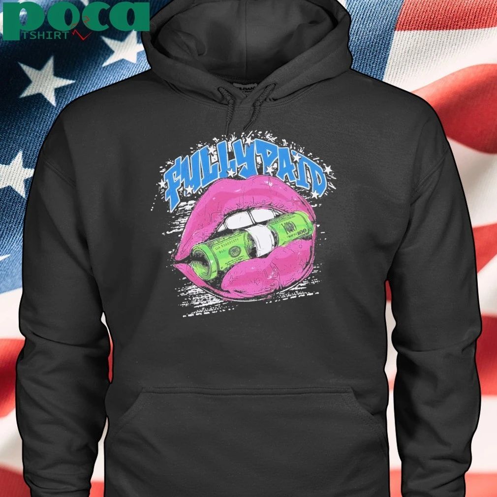 Fully Paid Mouth Graphic Acid Wash T-shirt