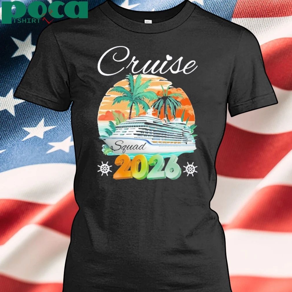 Cruise Squad 2026 Family Vacation Beach Matching Groupe Shirt
