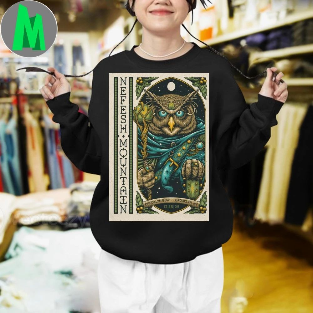 Nefesh Mountain 12.18.2025 Brooklyn Bowl in Brooklyn NY Poster Shirt