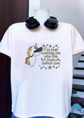 LystDoodles Unicorn Looking Im Just Looking for Who the Fuck Asked You T-Shirt