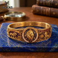 Lion Strength Horoscope Gold Bracelet