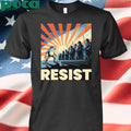 Resist–Portland – Political–Protest–Frog T-Shirt