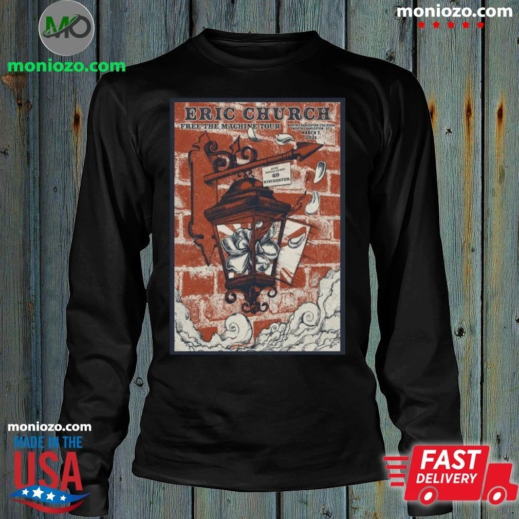 Mar 7 2026 Eric Church North Charleston Poster T-Shirt