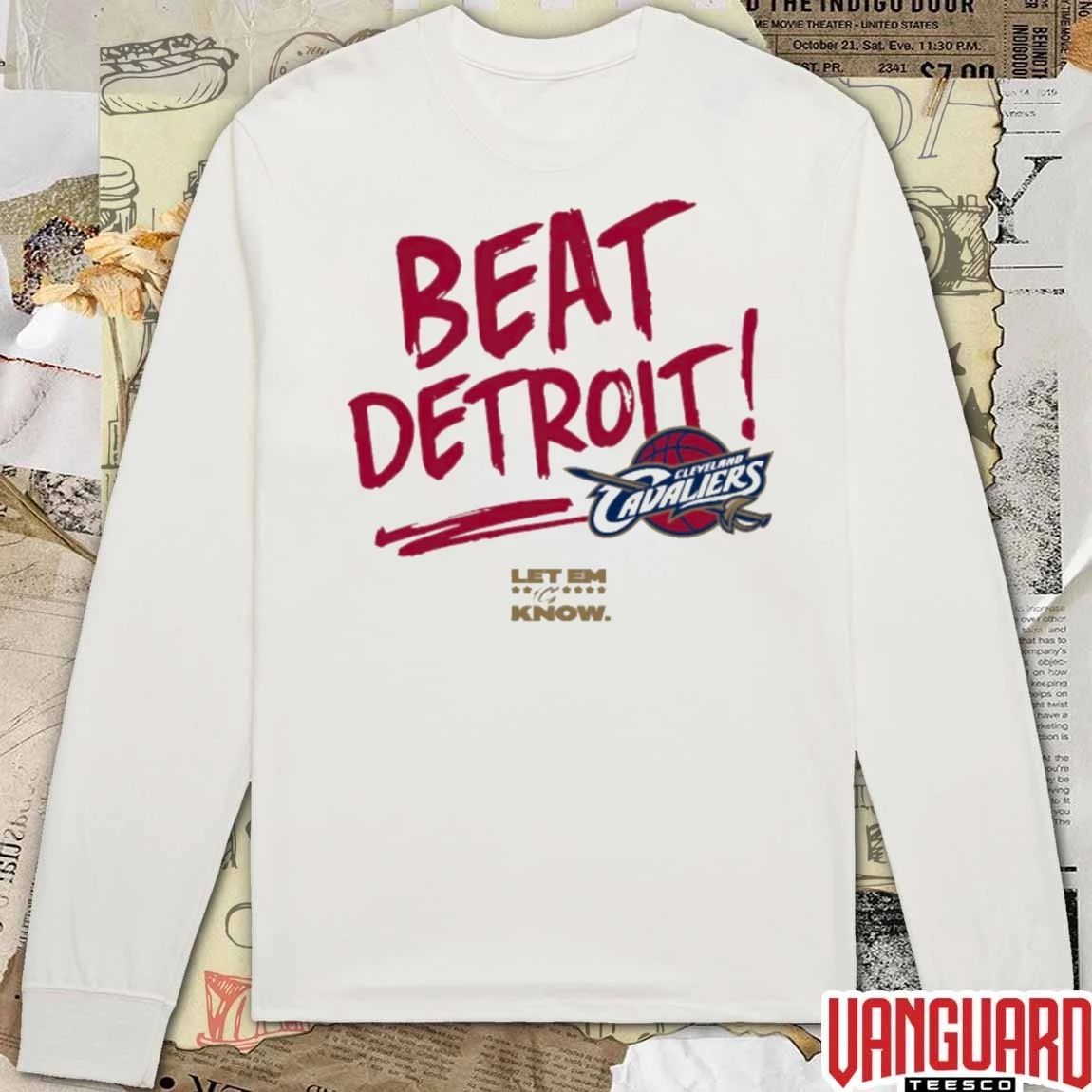Cleveland Cavaliers Beat Detroit Let Em Know 2026 NBA Playoffs Basketball t-shirt