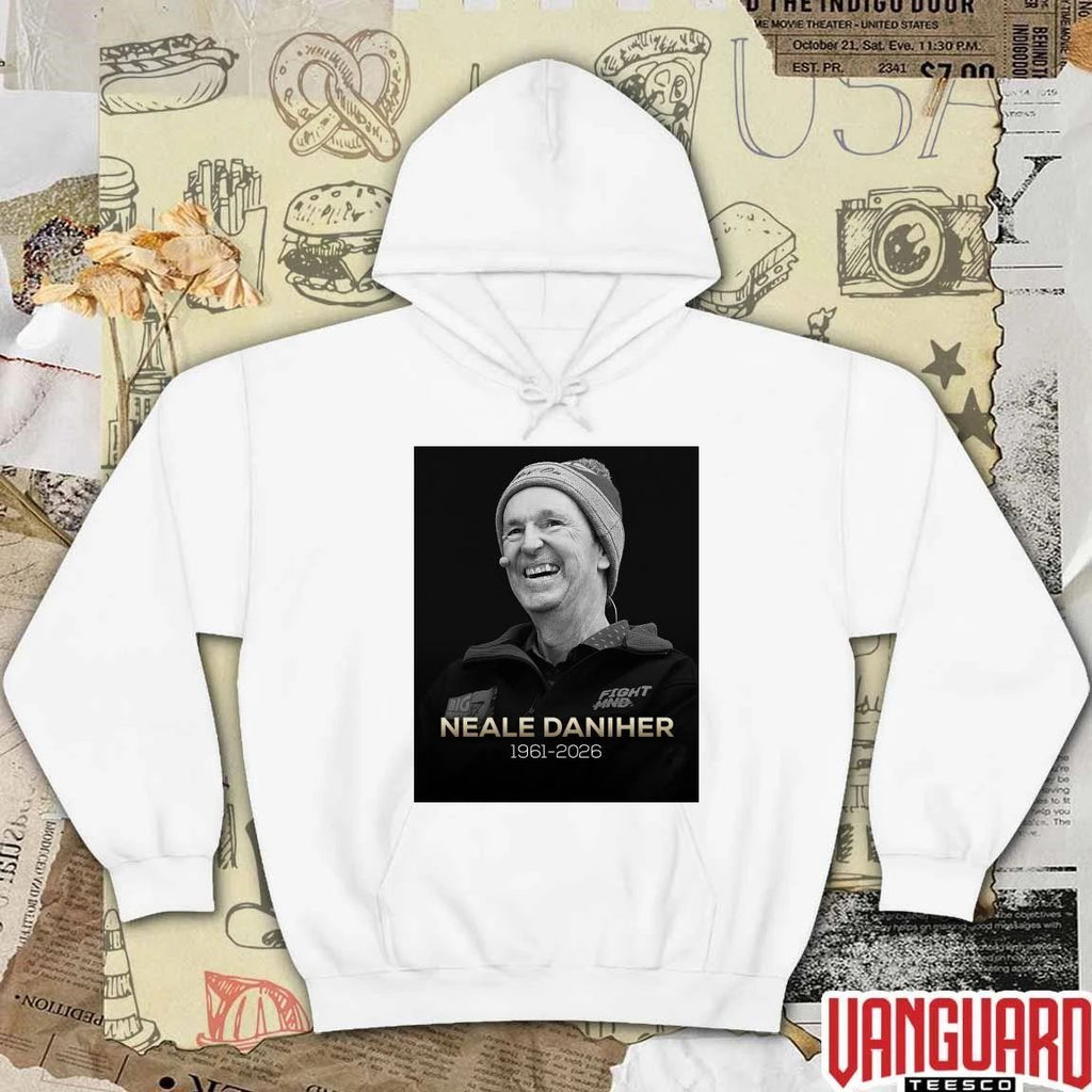 Neale Daniher 1961 – 2026 Footy on Nine Poster t-shirt