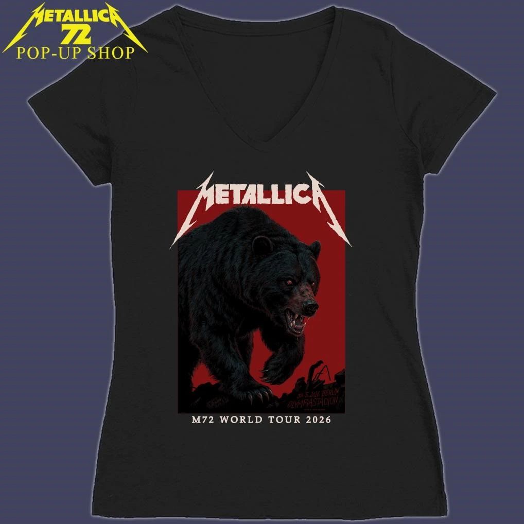 Metallica M72 World Tour Berlin Germany MaI 30, 2026 Art By Janta Island T-Shirt