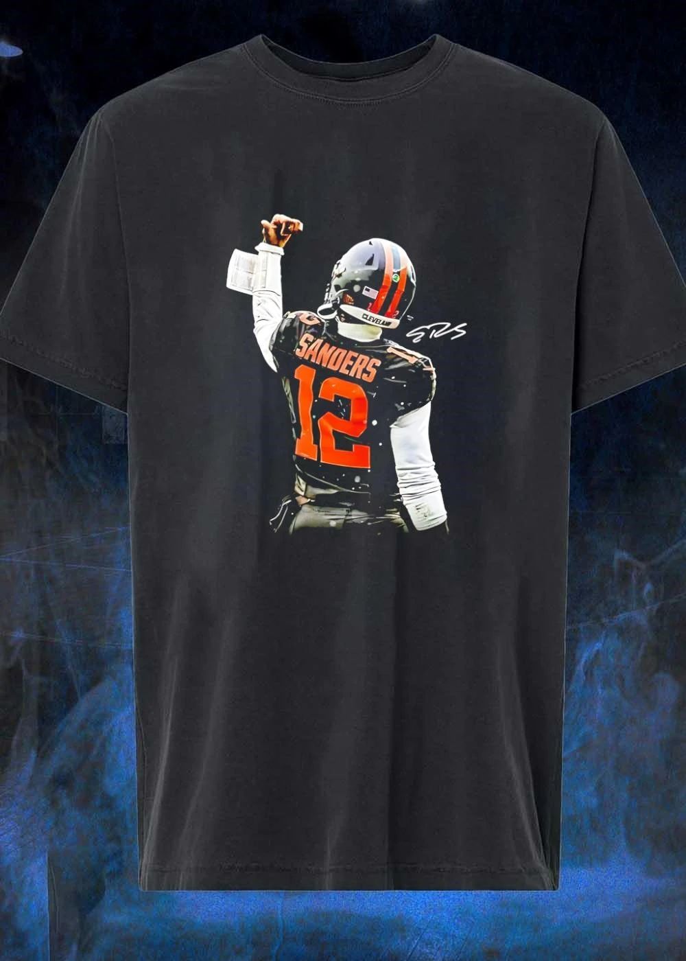 SRS Sanders 12 Cleveland Football Celebrating Shirt