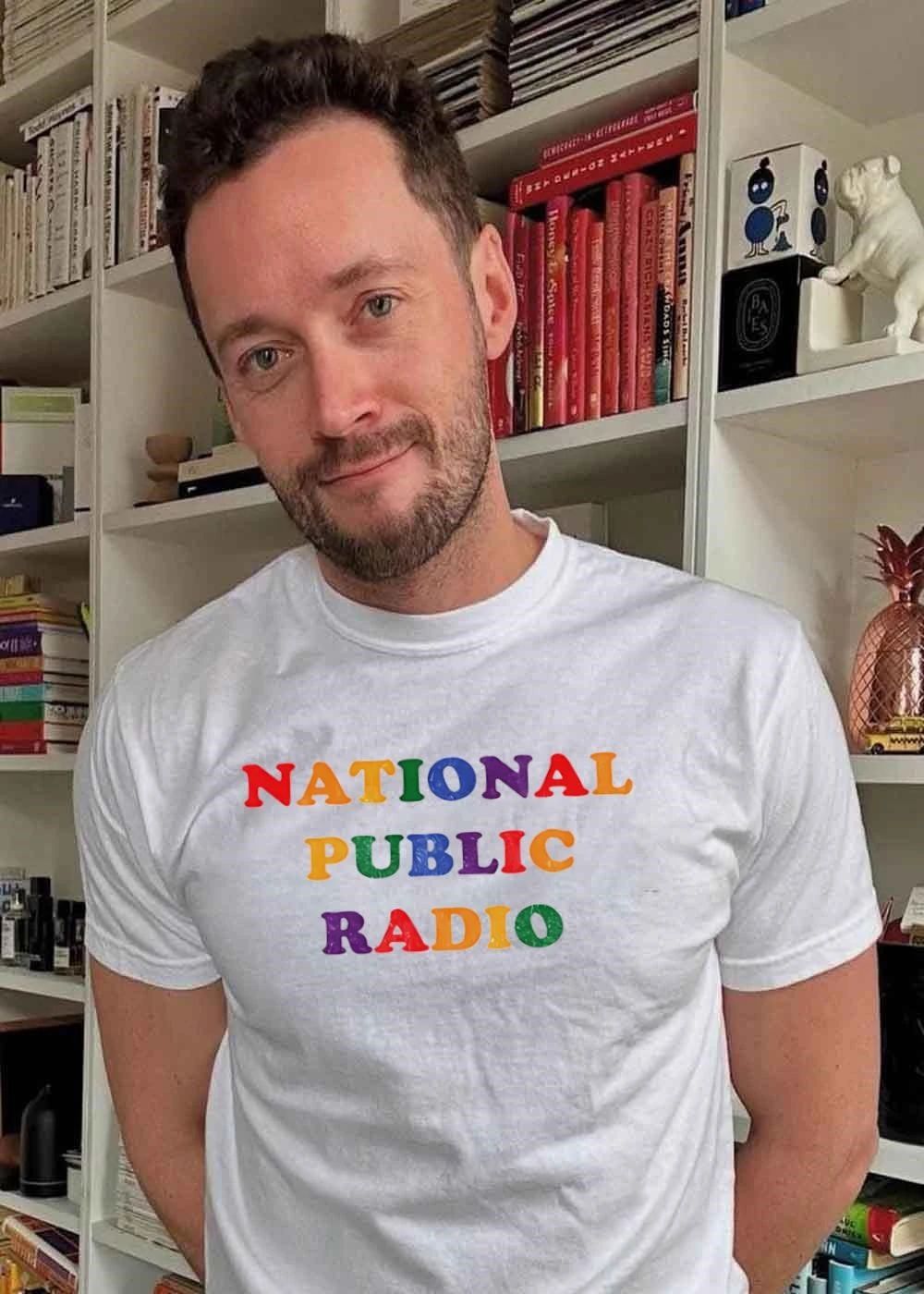 National Public Radio NPR Colorful Logo News & Current Events 2026 Shirt