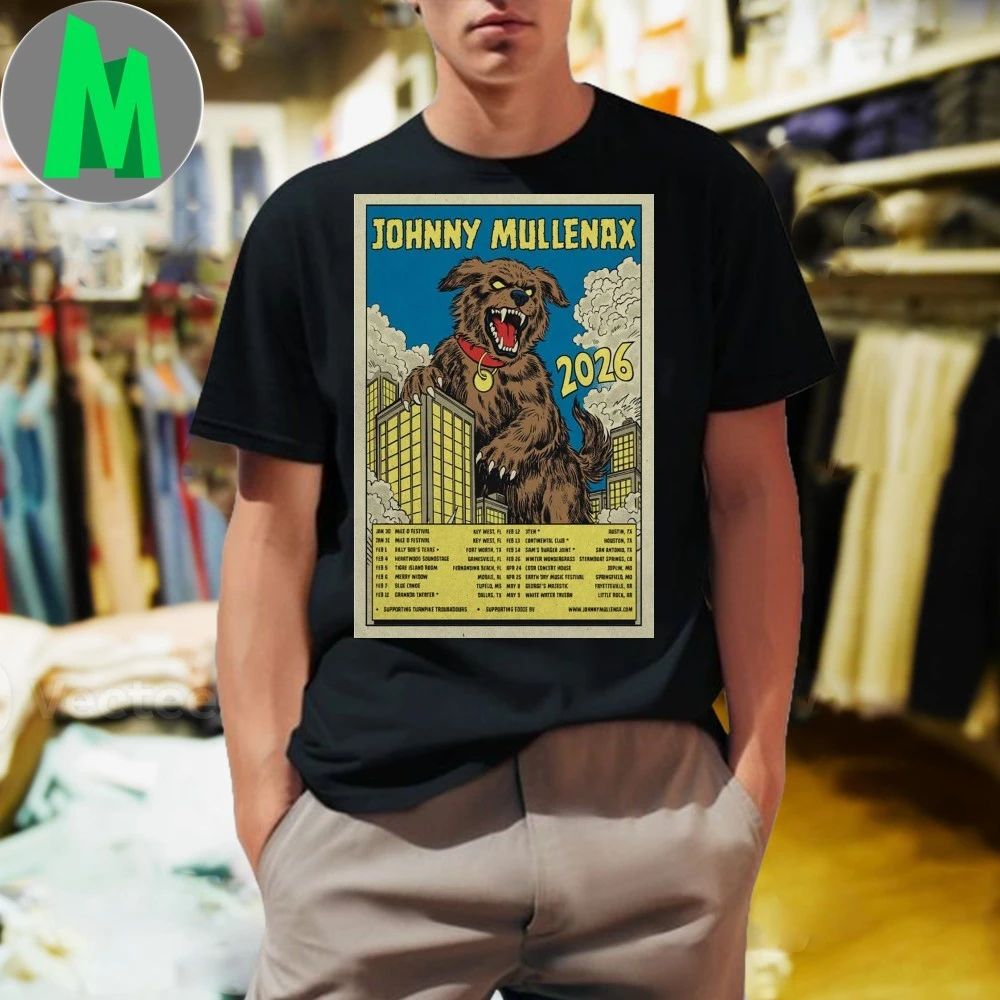 Johnny Mullenax Tour Jan – Feb 2026 Poster Shirt