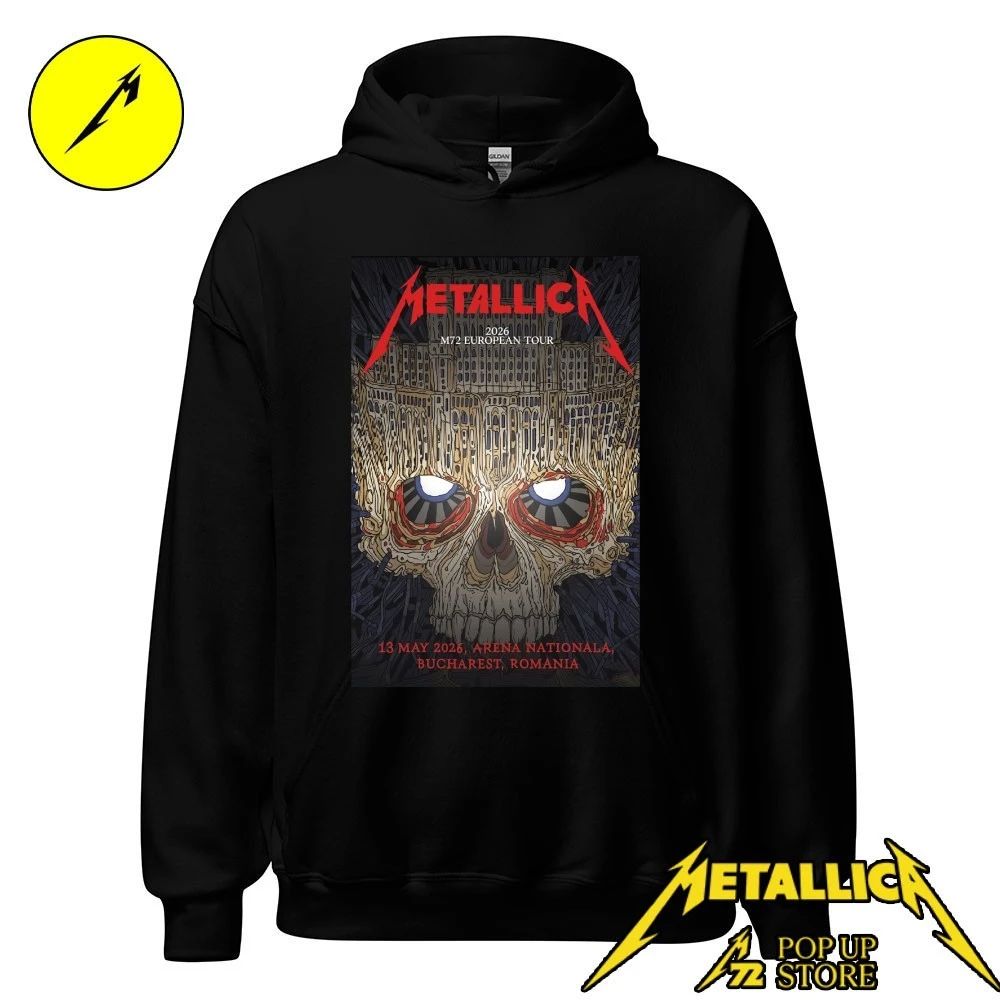 Metallica 2026 M72 European Tour May 13, 2026 Arena nationala, Bucharest , Romania Shirt