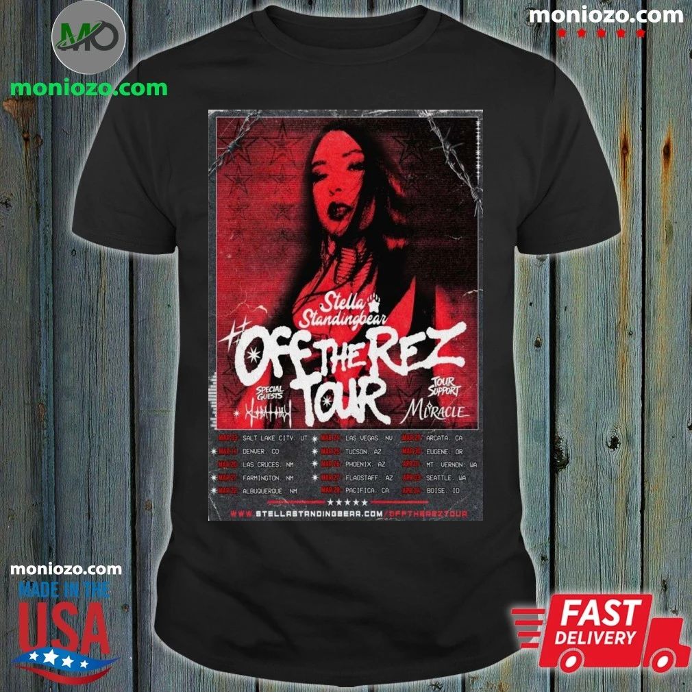Stella Standingbear Poster Off The Rez Tour March 2026 Shirt