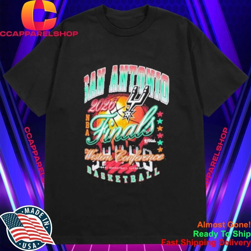 San Antonio Spurs 2026 NBA Finals Fiesta Explosion Foundation Shirt