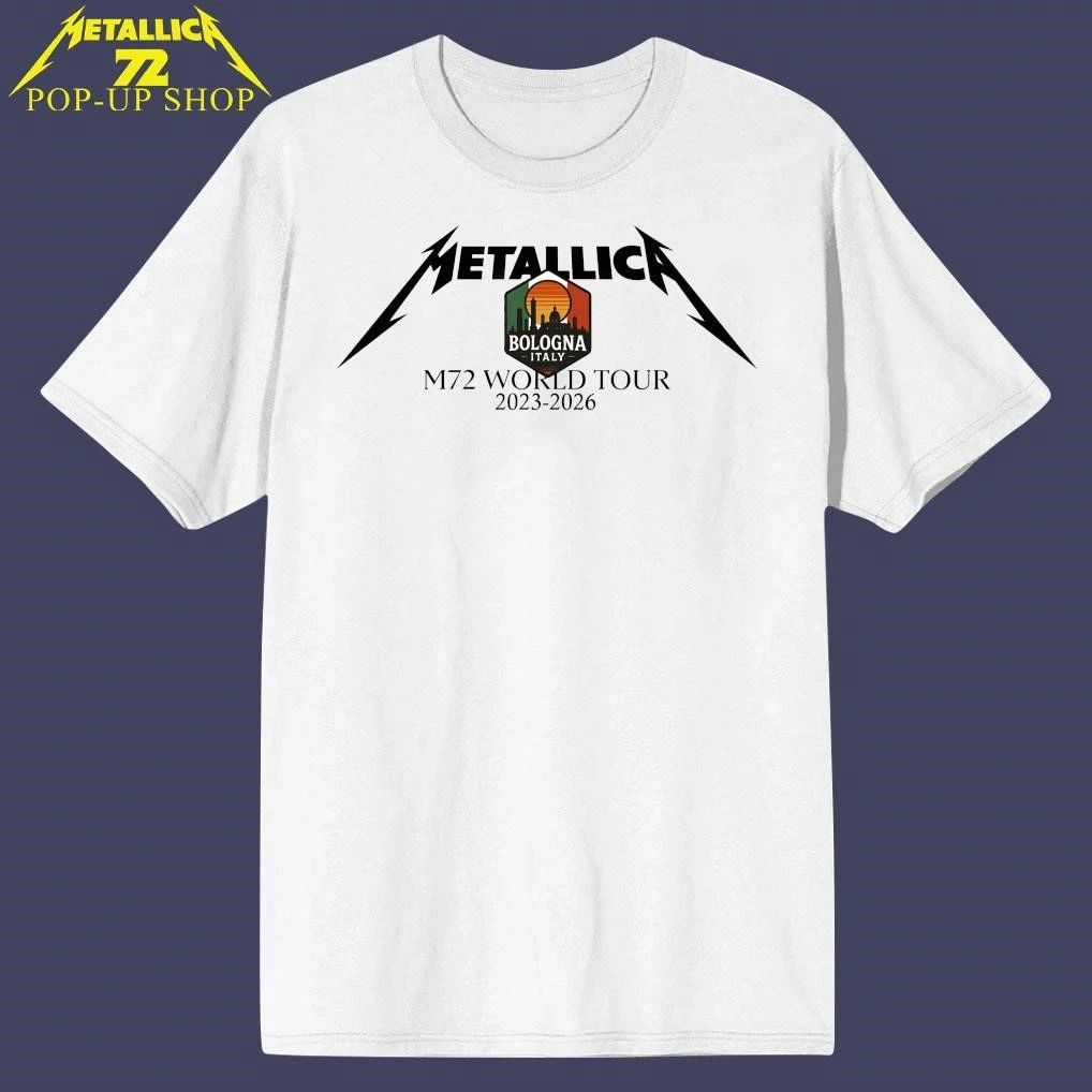 Metallica M72 Bologna Italy World Tour 2023-2026 T-Shirt