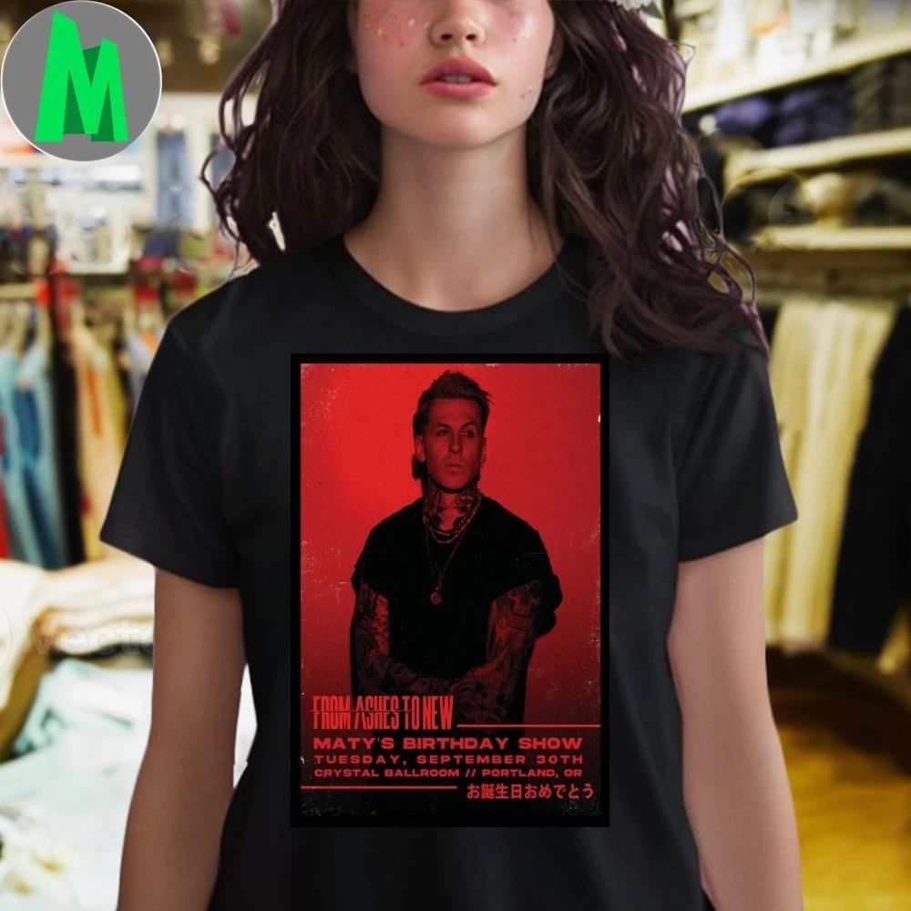 From Ashes To New Portland, OR Event Sept 30 2025 Poster Shirt